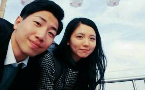 Hyedong (left) grew up in an orphanage and now has a successful career in overseas sales for a large Korean company. His fiancée is on the left. They're getting married next year.